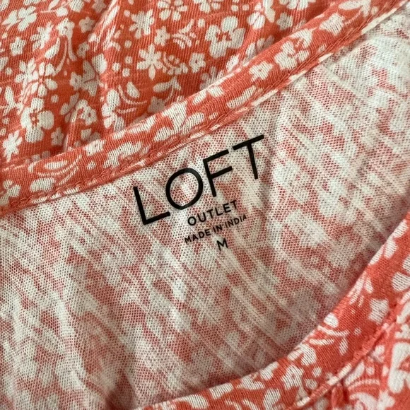 LOFT SLEEVELESS RUFFLE SHIRT - Picture 4 of 5